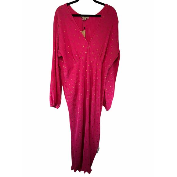 NWT Never Fully Dressed Pink Plisse Emma Dress - Size 20 - Picture 16 of 16